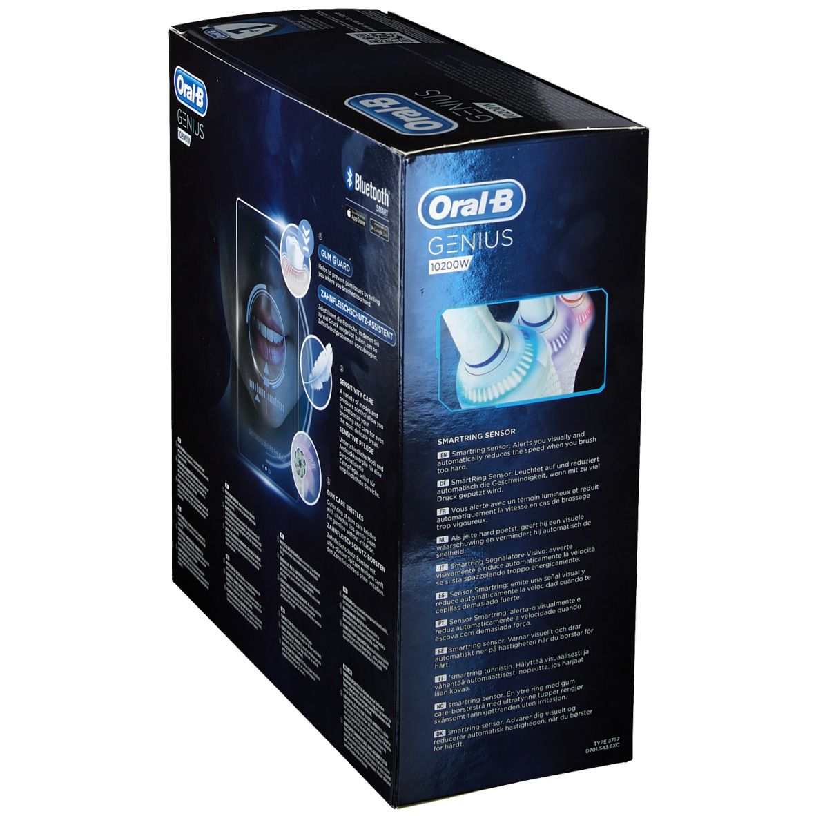 Oral B Genius 10200W Brosse à Dents Électrique Blanche