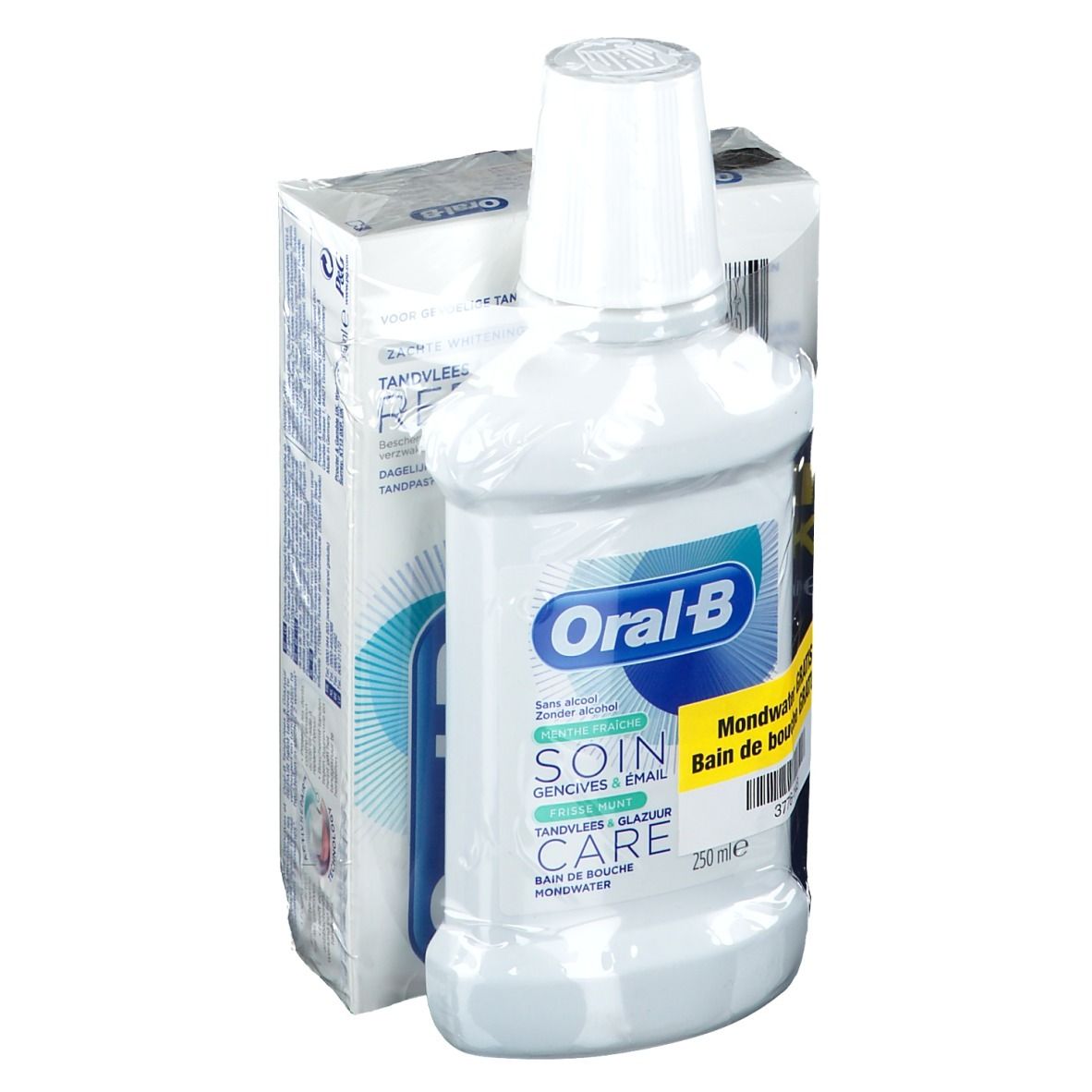 Oral B Dentifrice Gum & Enamel Repair Gentle White 2x57 ml + Oral B Gum & Enamel Repair Bain de Bouche 250 ml OFFERT