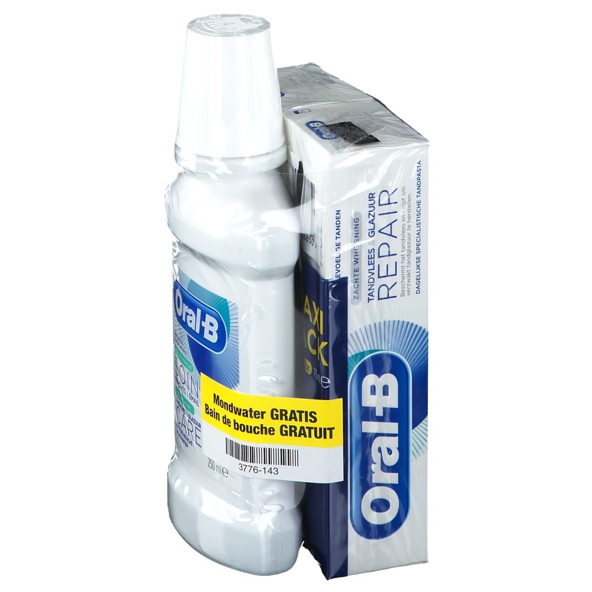 Oral B Dentifrice Gum & Enamel Repair Gentle White 2x57 ml + Oral B Gum & Enamel Repair Bain de Bouche 250 ml OFFERT