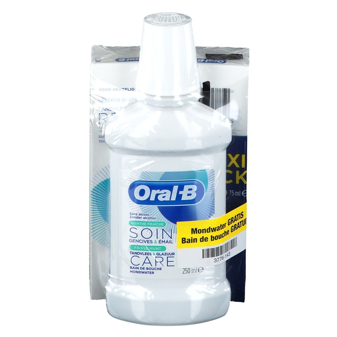 Oral B Dentifrice Gum & Enamel Repair Gentle White 2x57 ml + Oral B Gum & Enamel Repair Bain de Bouche 250 ml OFFERT