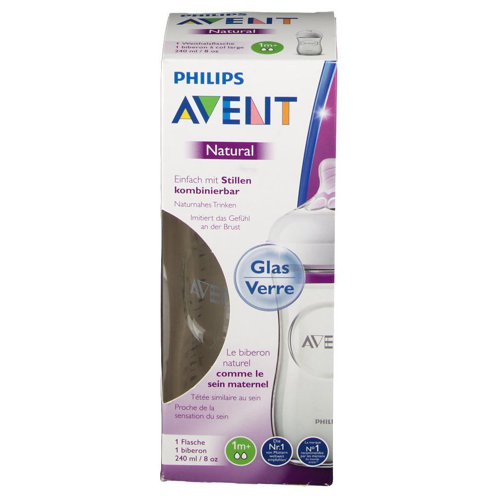 Philips Avent Natural 2.0 Biberon Verre SCF053/17