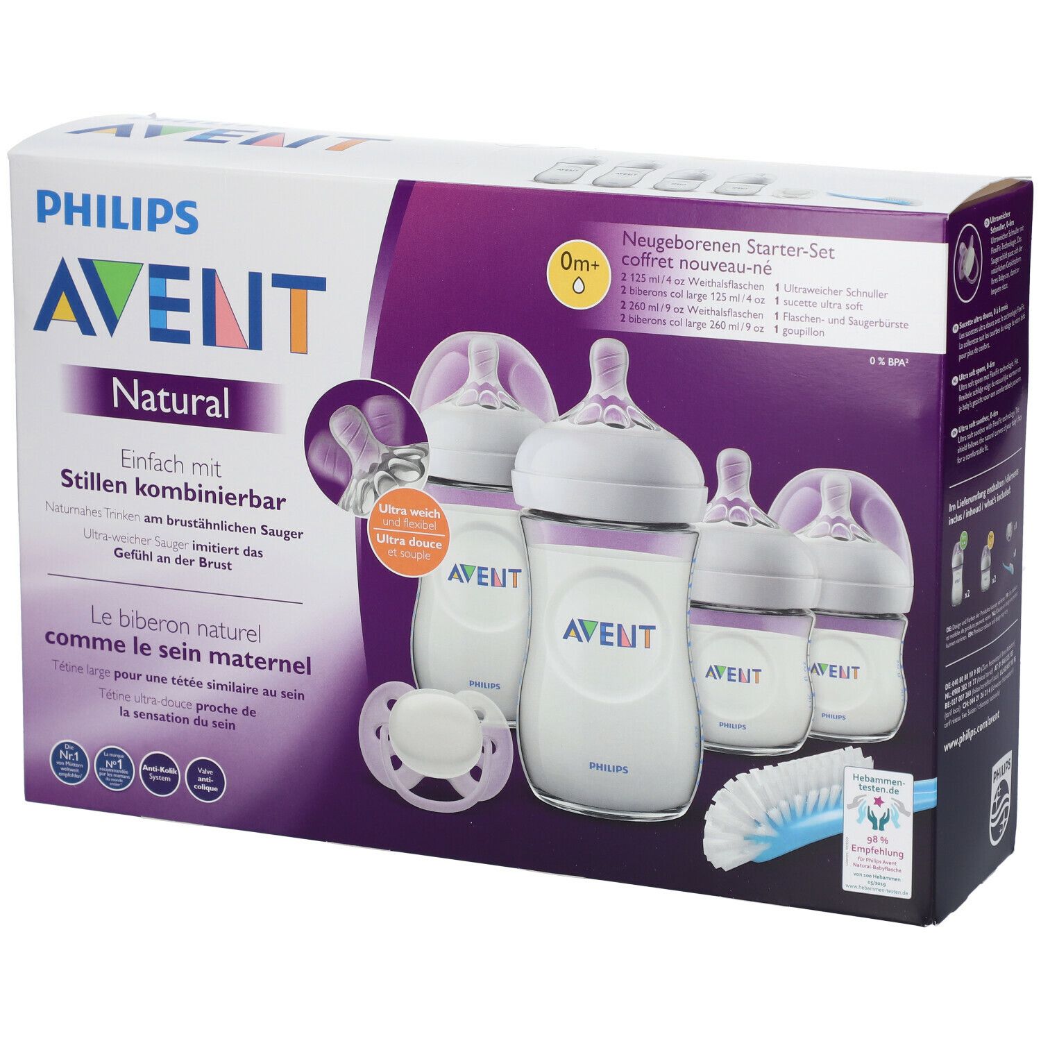 Philips Avent Natural 2.0 Kit Nouveau-Né SCD301/01