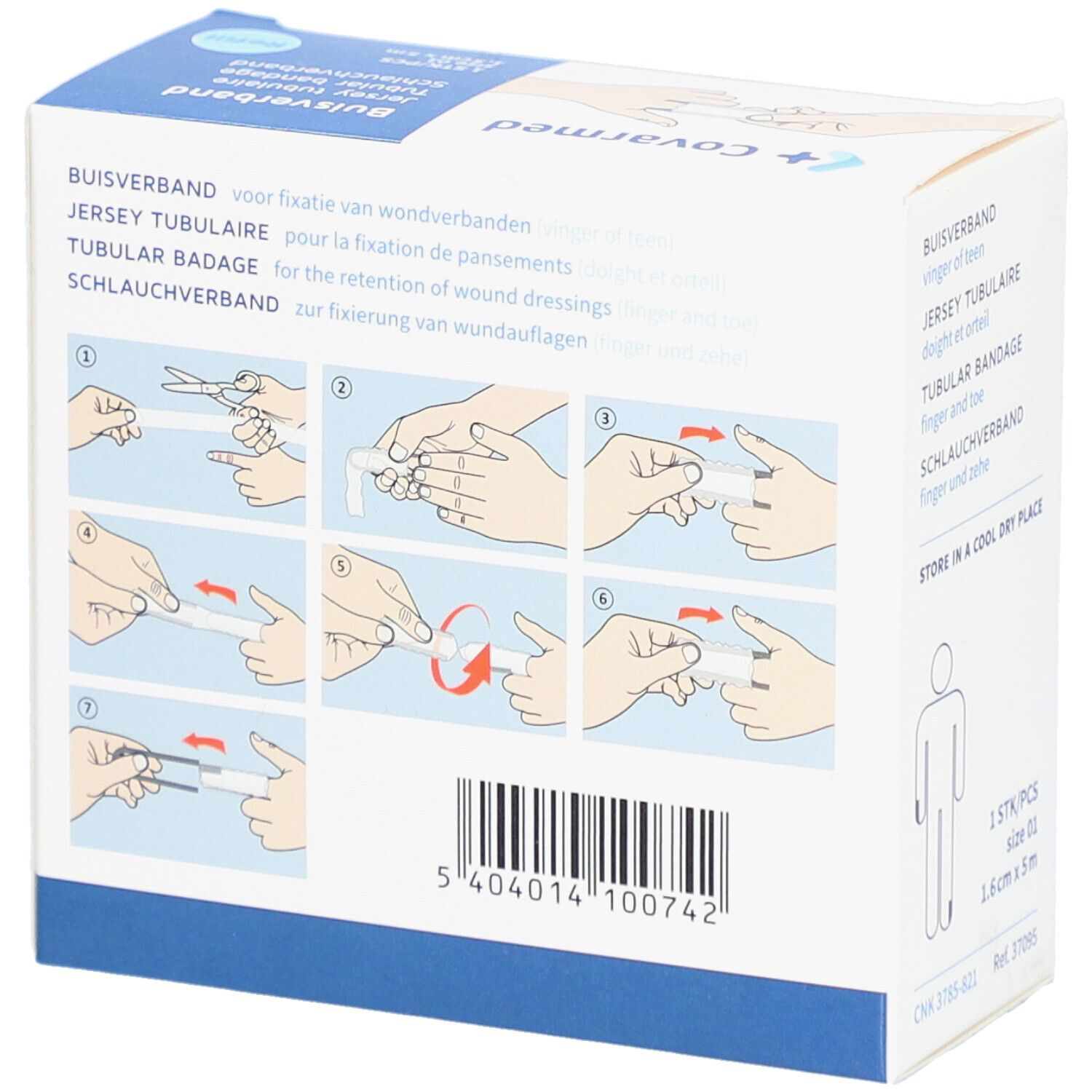 Covarmed Jersey Tubulaire Recharge 1,5cm x 5m