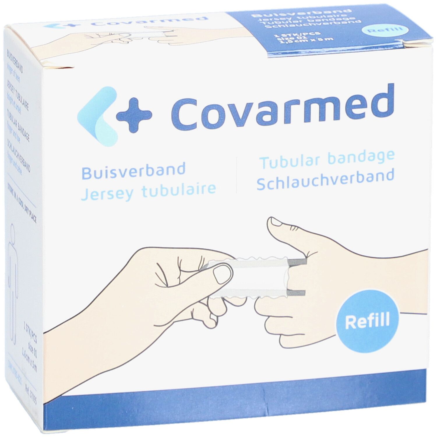 Covarmed Jersey Tubulaire Recharge 1,5cm x 5m