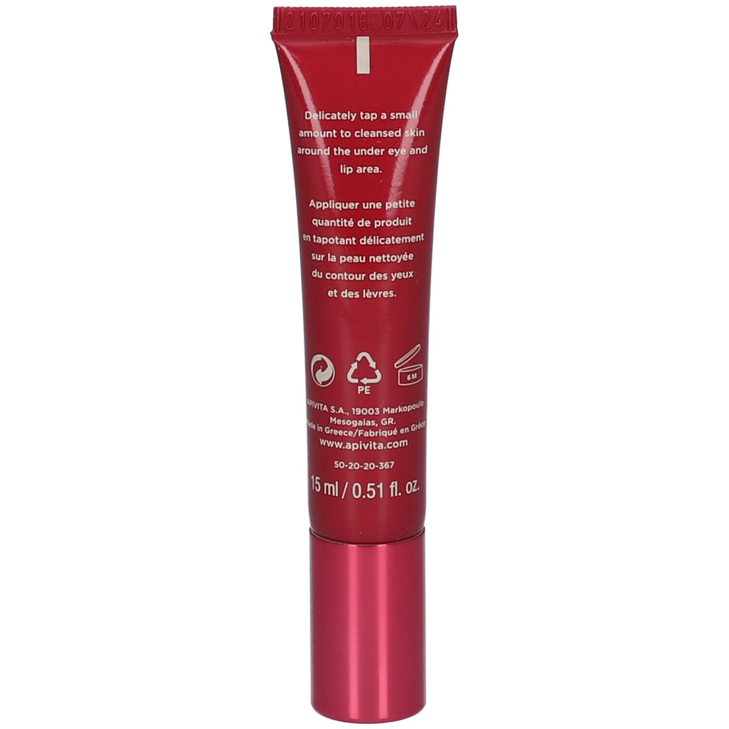 Apivita Wine Elixir Anti-Rimpel Oog- en Lipcrème