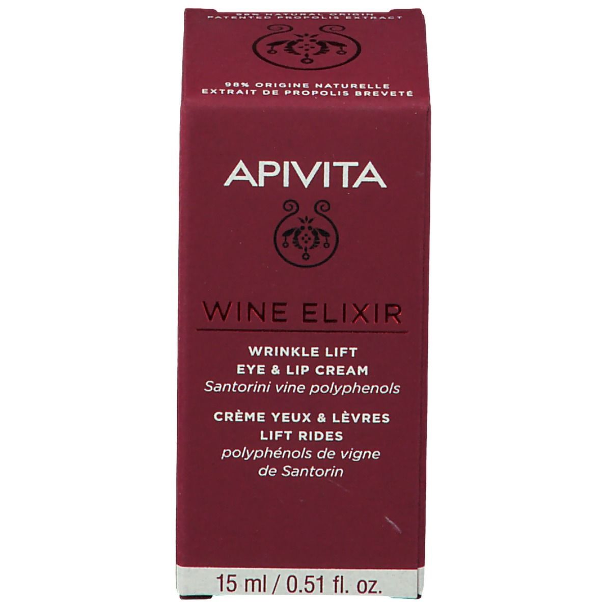 Apivita Wine Elixir Anti-Rimpel Oog- en Lipcrème