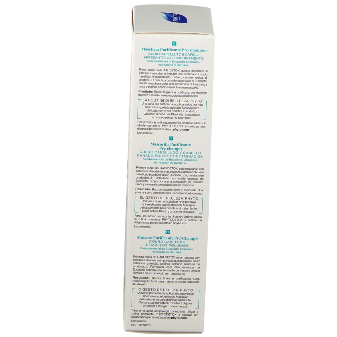 Phyto Phyto Detox Shampooing Détoxifiant Fraîcheur