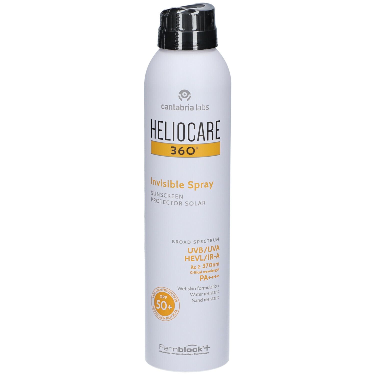 Heliocare 360° Invisible Spray SPF50+ - Spray Solaire Waterproof Corps