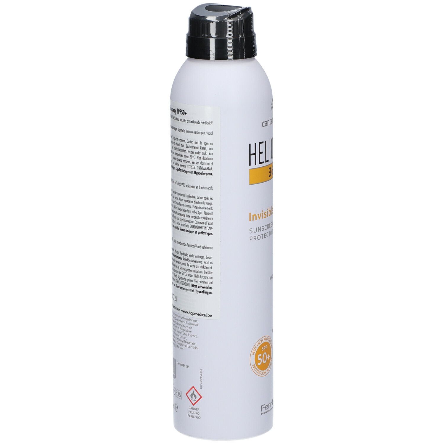 Heliocare 360° Invisible Spray SPF50+ - Spray Solaire Waterproof Corps