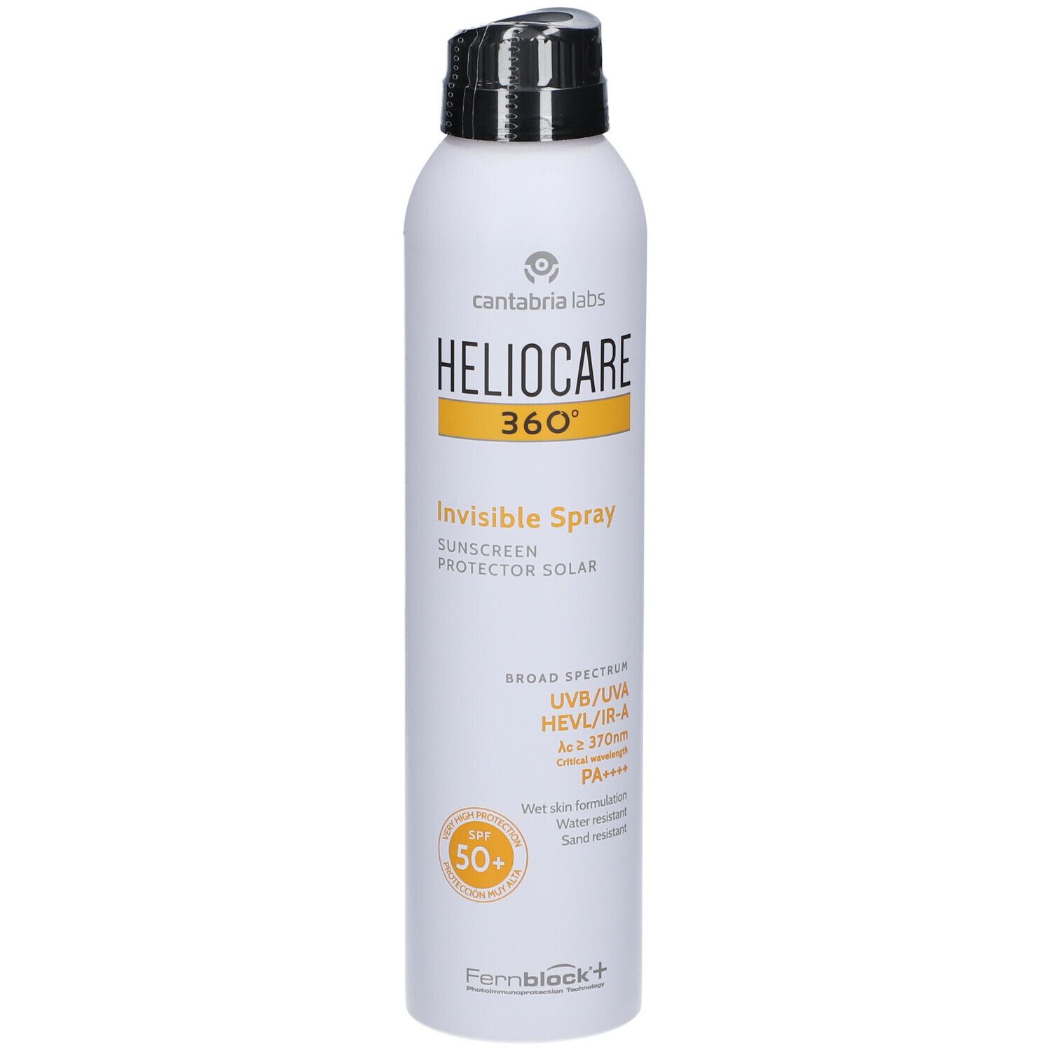 Heliocare 360° Invisible Spray SPF50+ - Spray Solaire Waterproof Corps