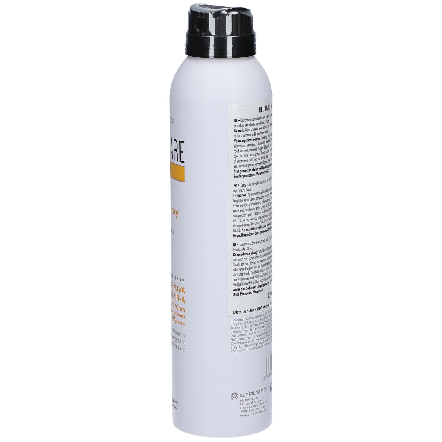 Heliocare 360° Invisible Spray SPF50+ - Spray Solaire Waterproof Corps