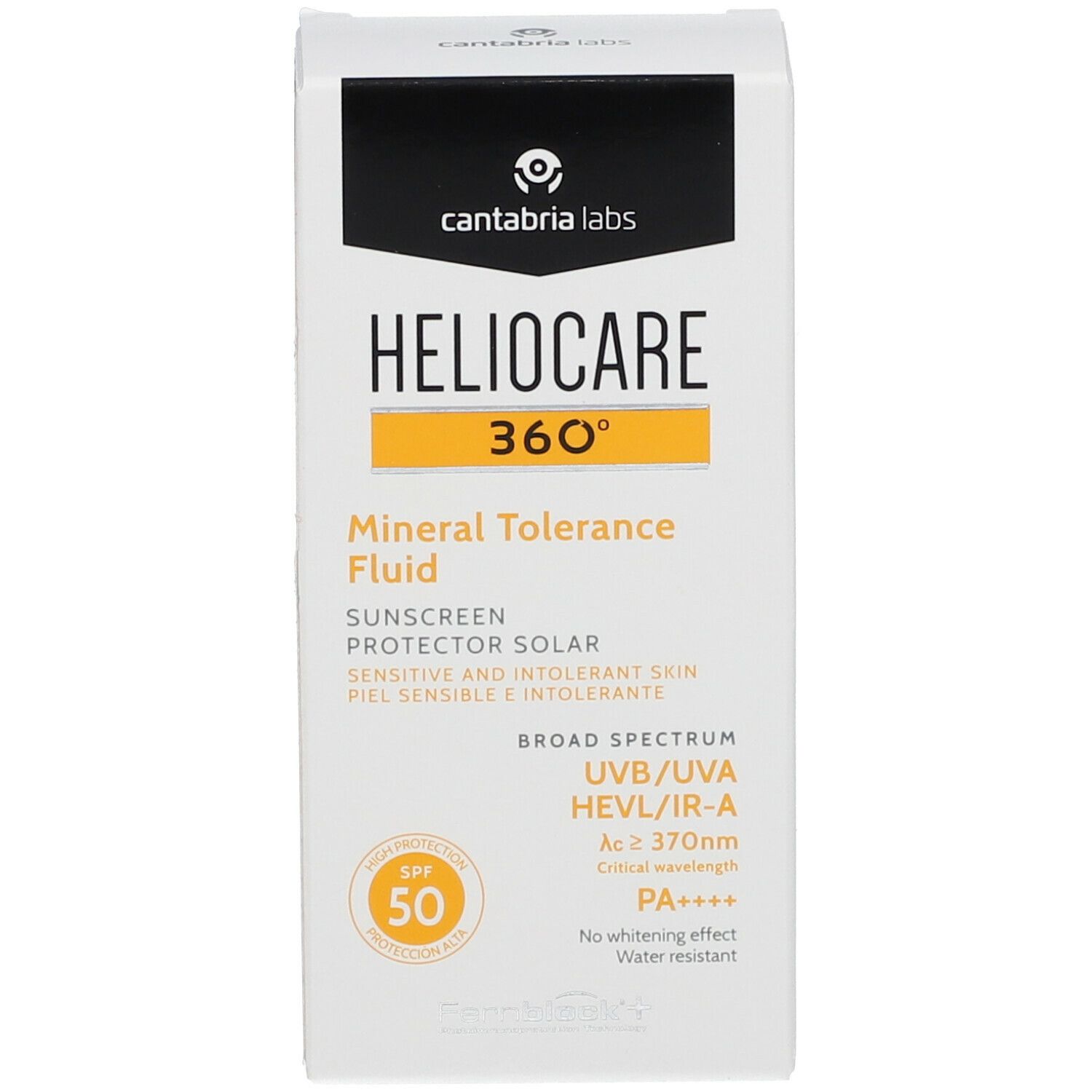 Heliocare 360° Mineral Tolerance Fluid SPF50 - Crème Solaire 100% Minérale