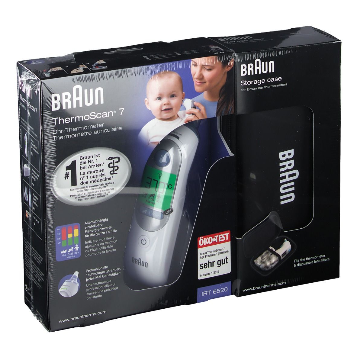 Braun Pack Thermoscan 7 Age Precision + Étui