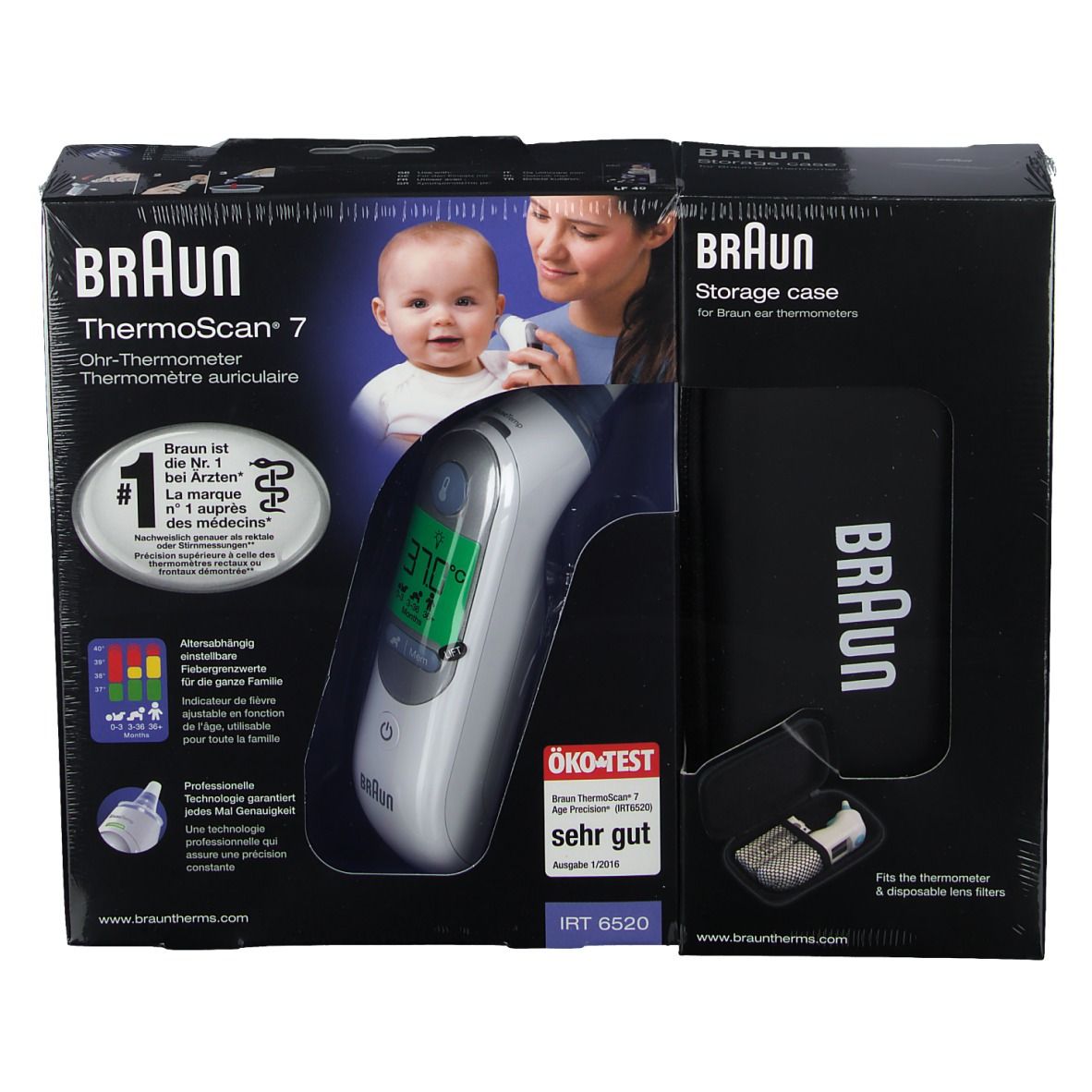 Braun Pack Thermoscan 7 Age Precision + Étui