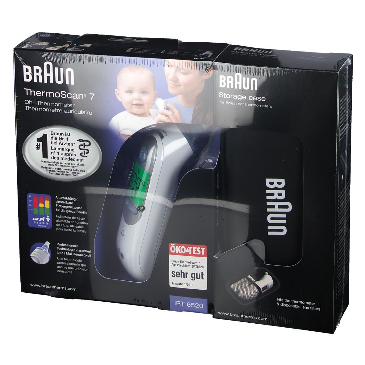 Braun Pack Thermoscan 7 Age Precision + Étui
