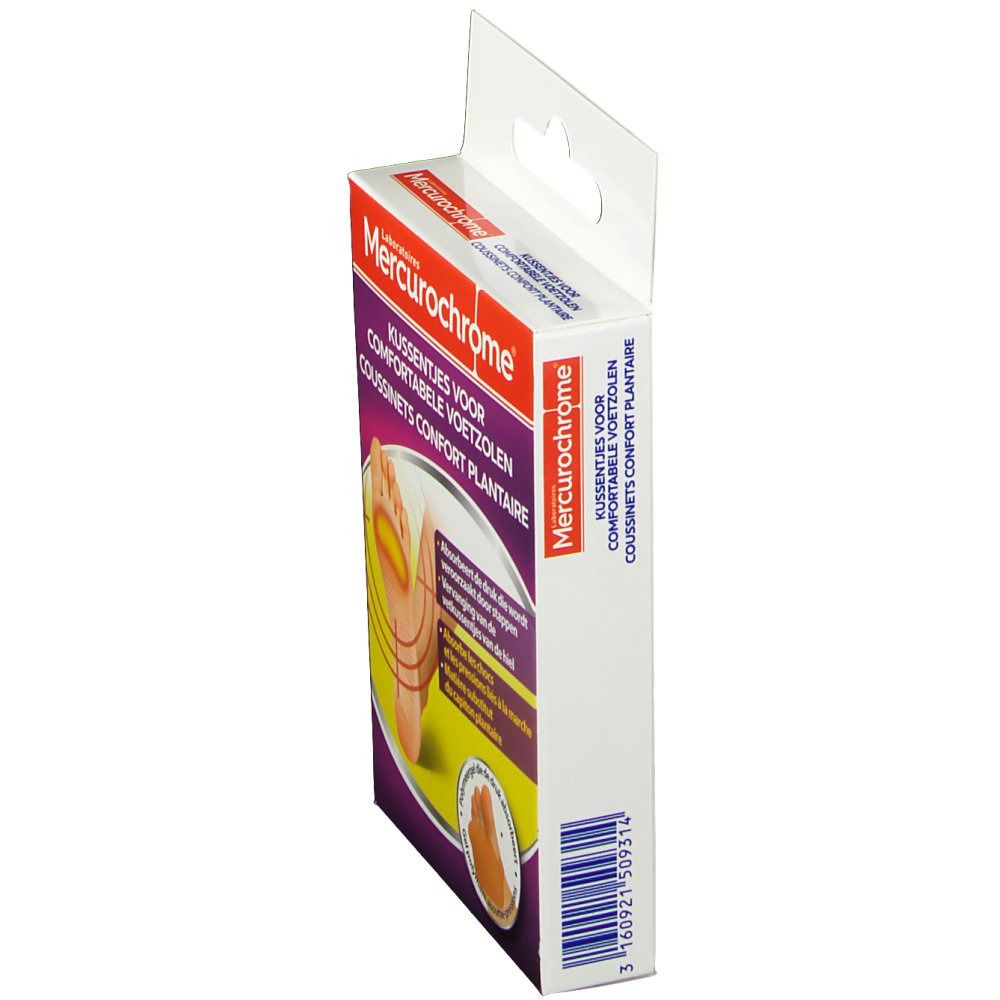 Mercurochrome Coussinets Confort Plantaire