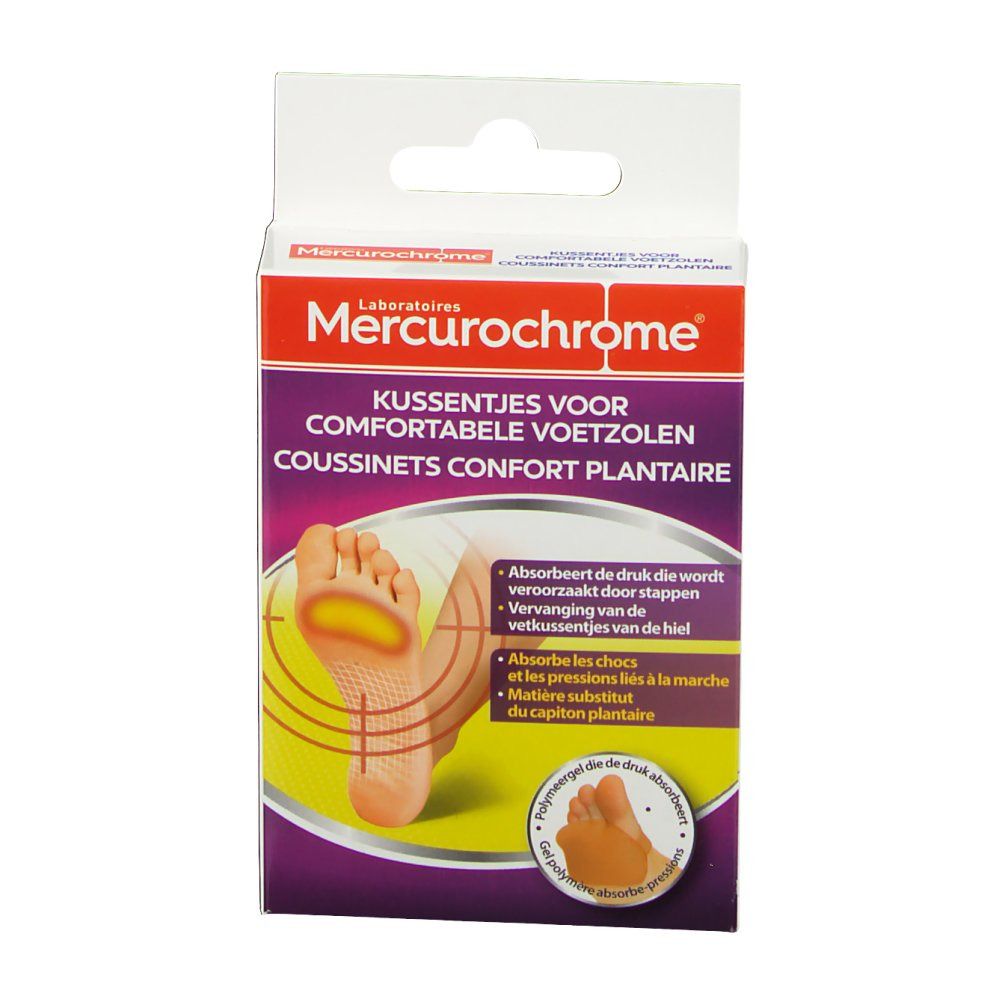Mercurochrome Coussinets Confort Plantaire