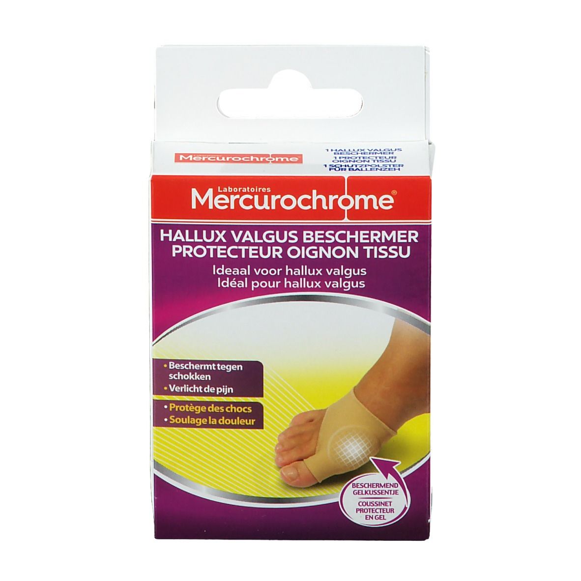 Mercurochrome Protecteur Oignon Tissu