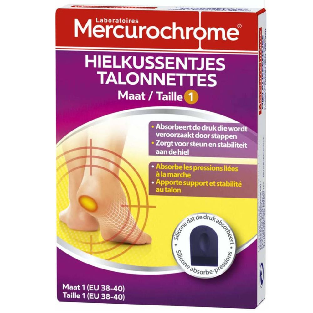 Mercurochrome Talonnettes Taille 1