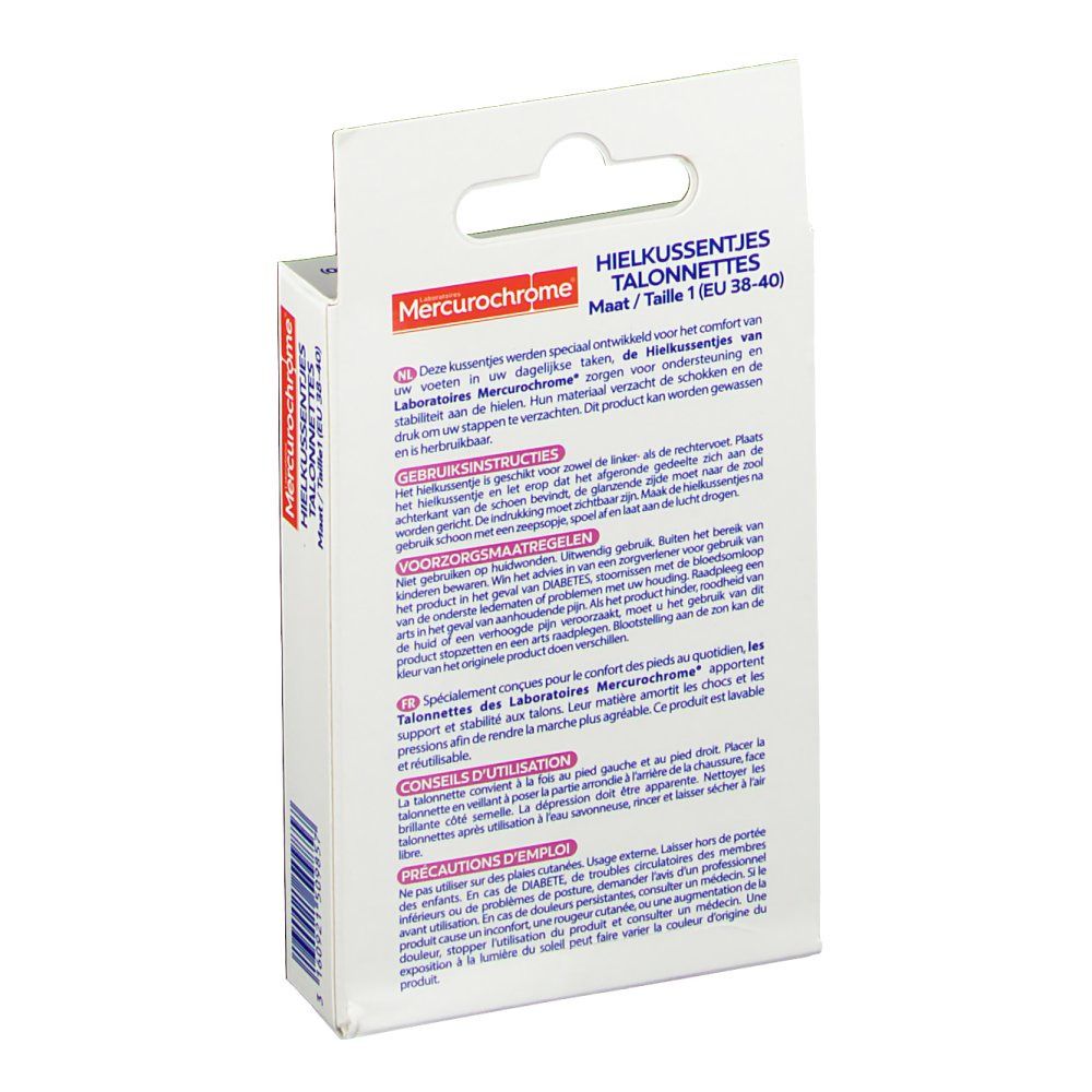Mercurochrome Talonnettes Taille 1