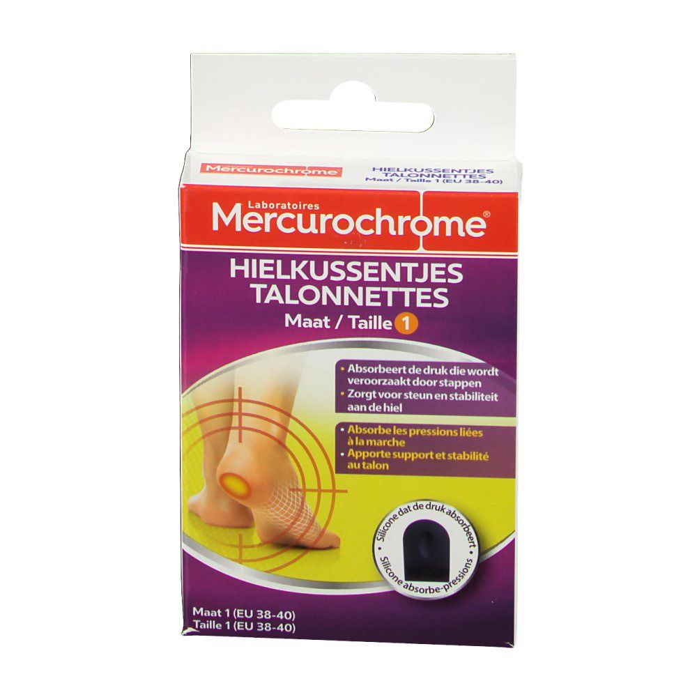 Mercurochrome Talonnettes Taille 1