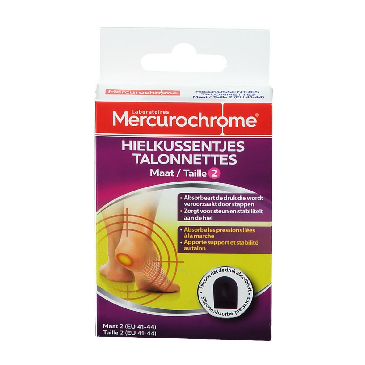 Mercurochrome Talonnettes Taille 2