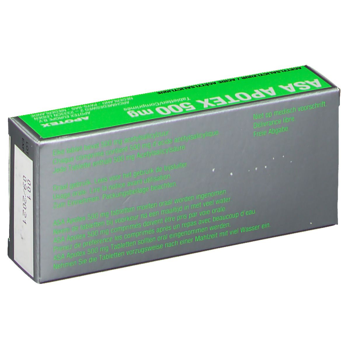 ASA Apotex 500mg