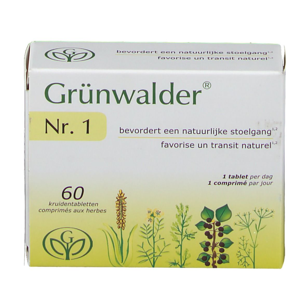 Grünwalder Nr. 1 Natuurlijke Stoelgang 60 St - Farmaline