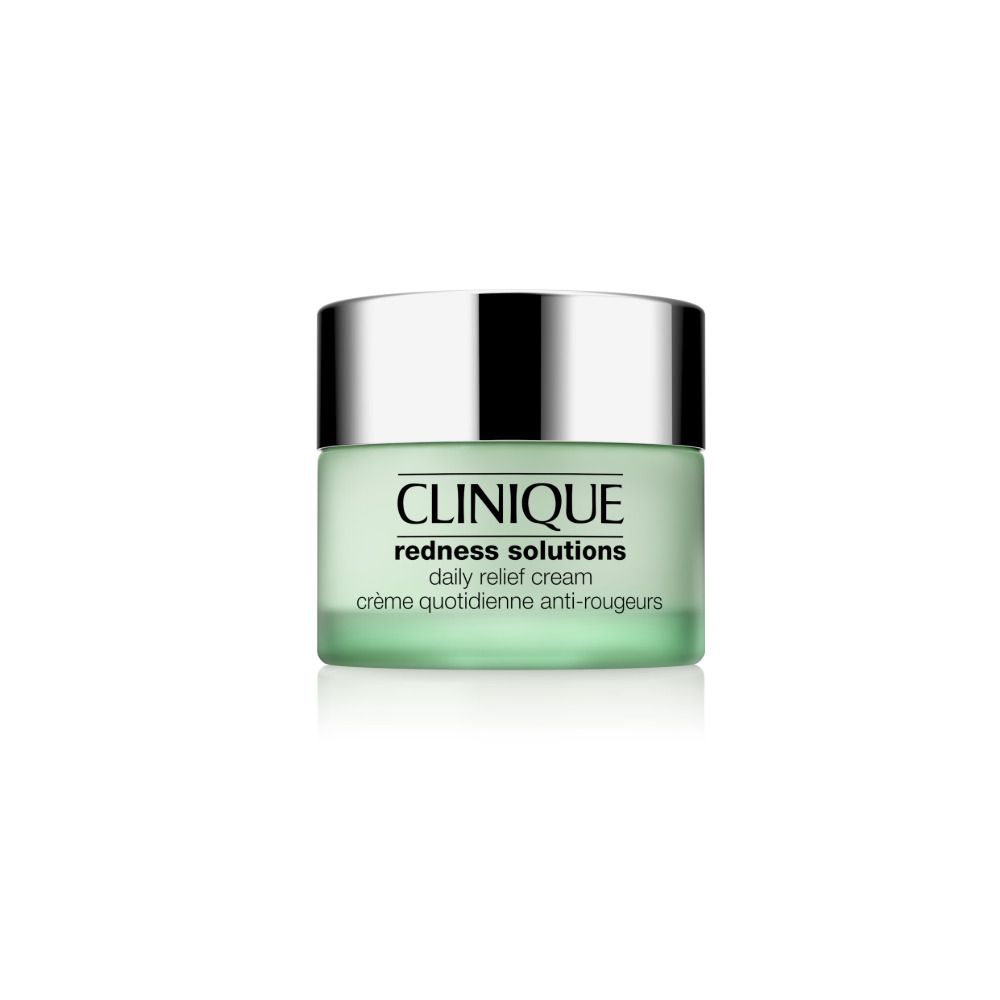 Clinique Redness Solutions crème met zilveren dop.