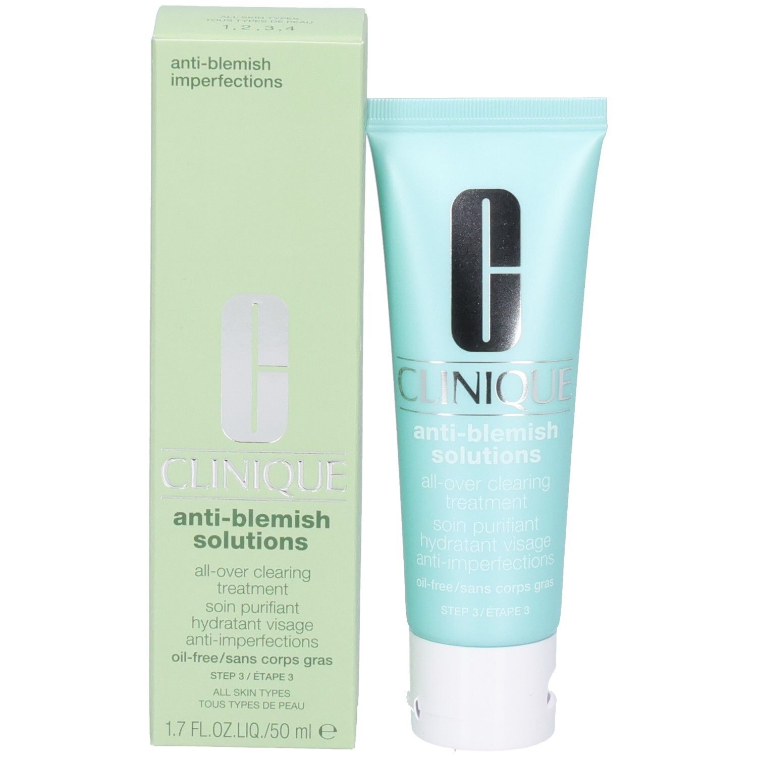 Clinique Anti-Blemish Solutions tube en doos, 50 ml.