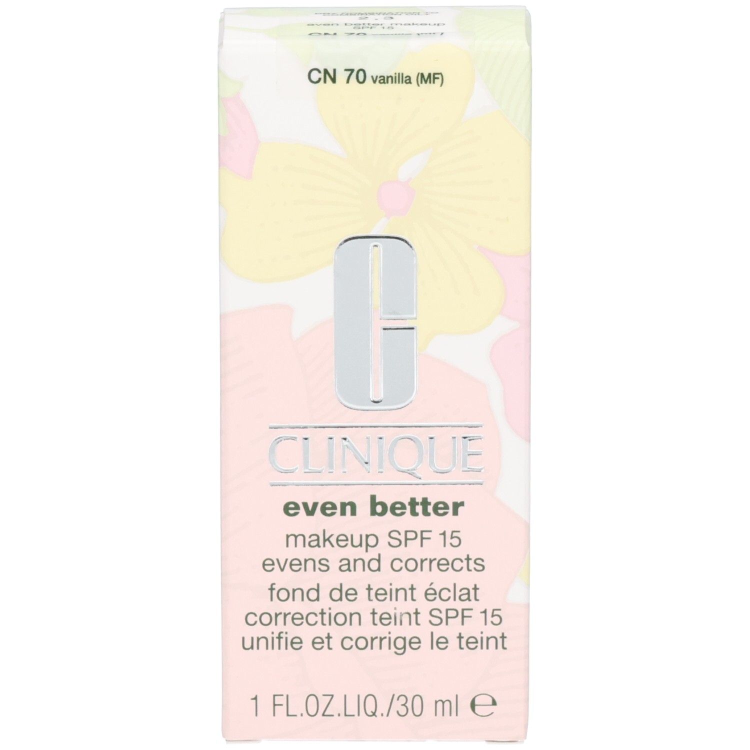 Clinique Even Better Makeup SPF 15, teinte CN 70 Vanilla. 30 ml.