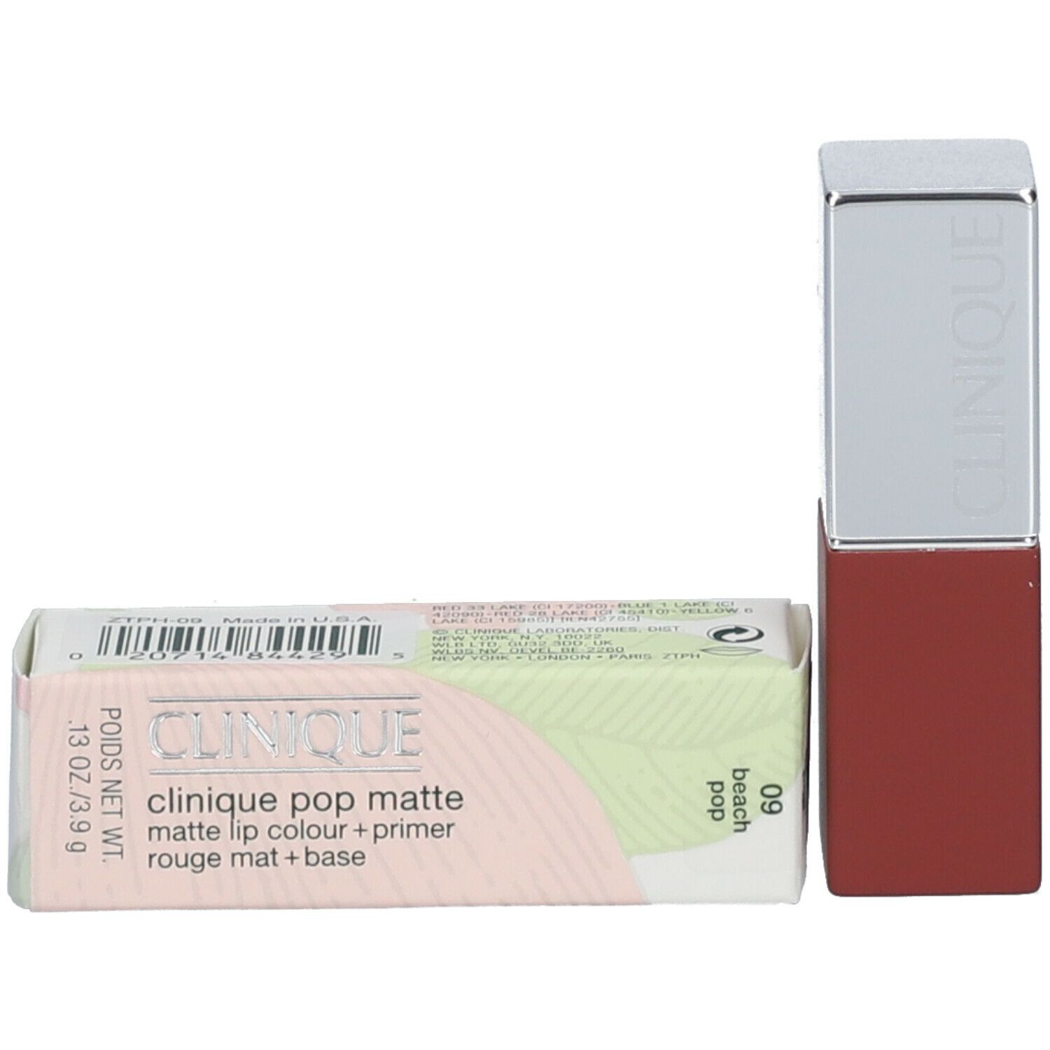 Clinique Pop Matte Lip Colour + Primer Beach Pop