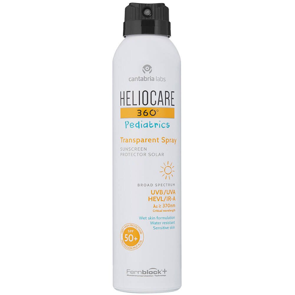 Heliocare 360° Pediatrics Transparent Spray SPF50+ - Zonnespray Lichaam Kids