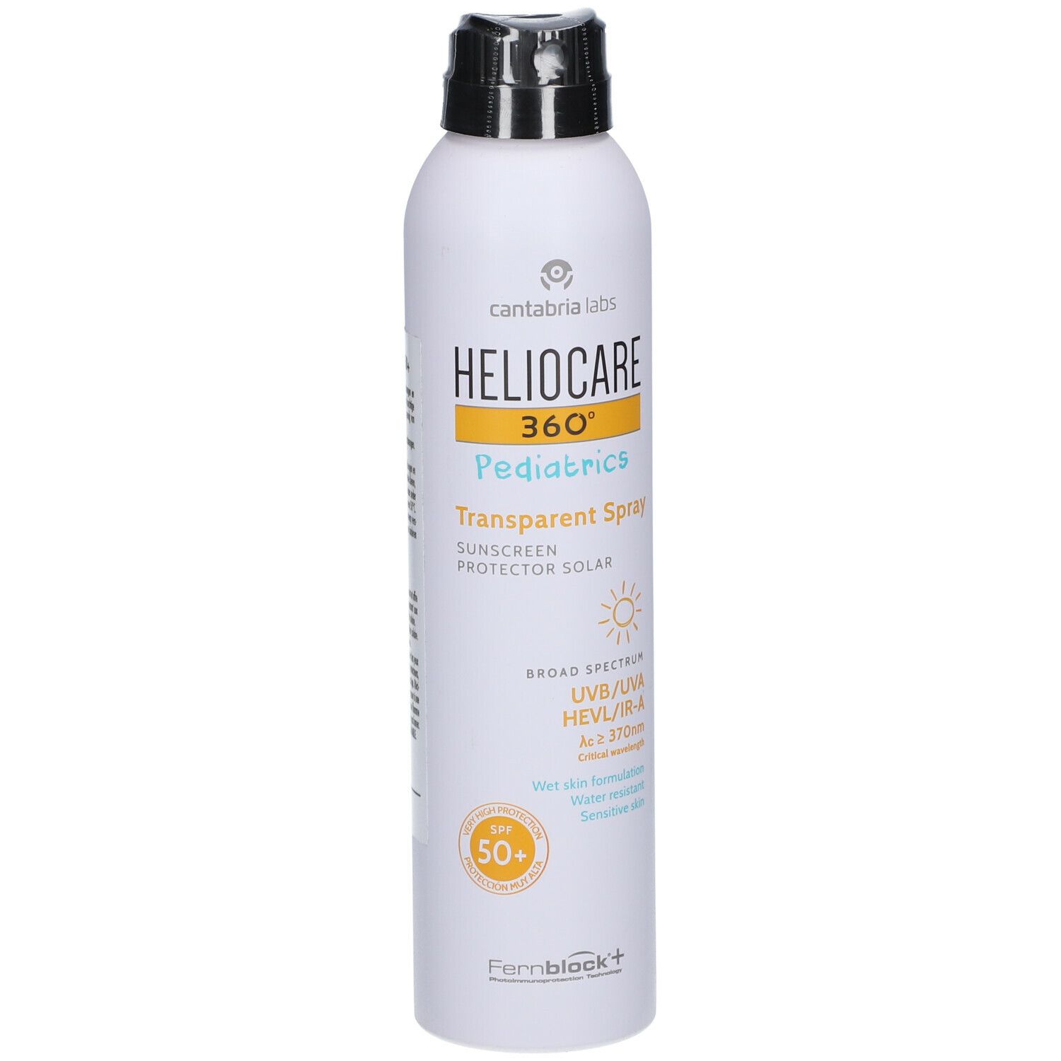 Heliocare 360° Pediatrics Transparent Spray SPF50+ - Zonnespray Lichaam Kids