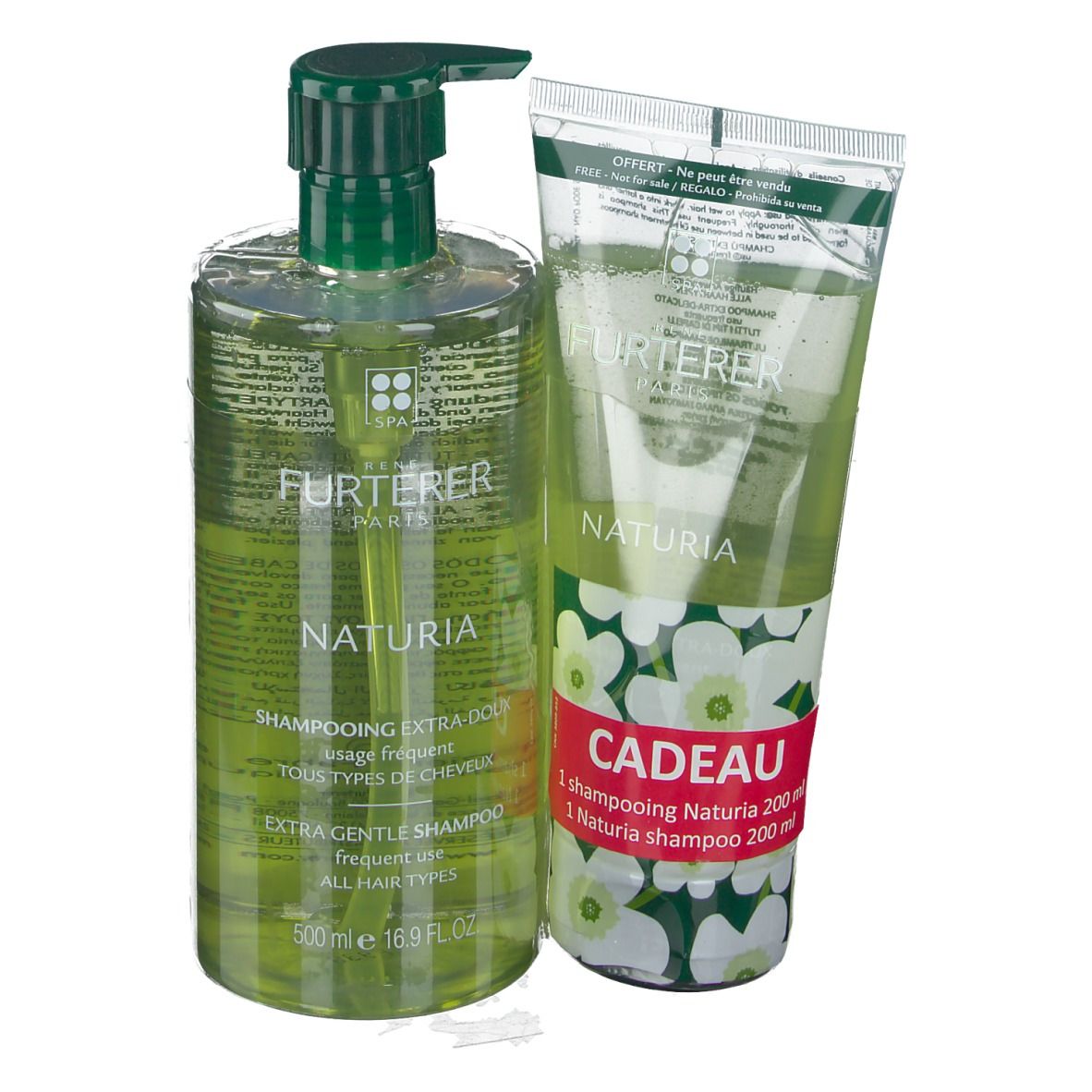 Rene Furterer Naturia Shampooing Extra Doux + 200 ml GRATUIT