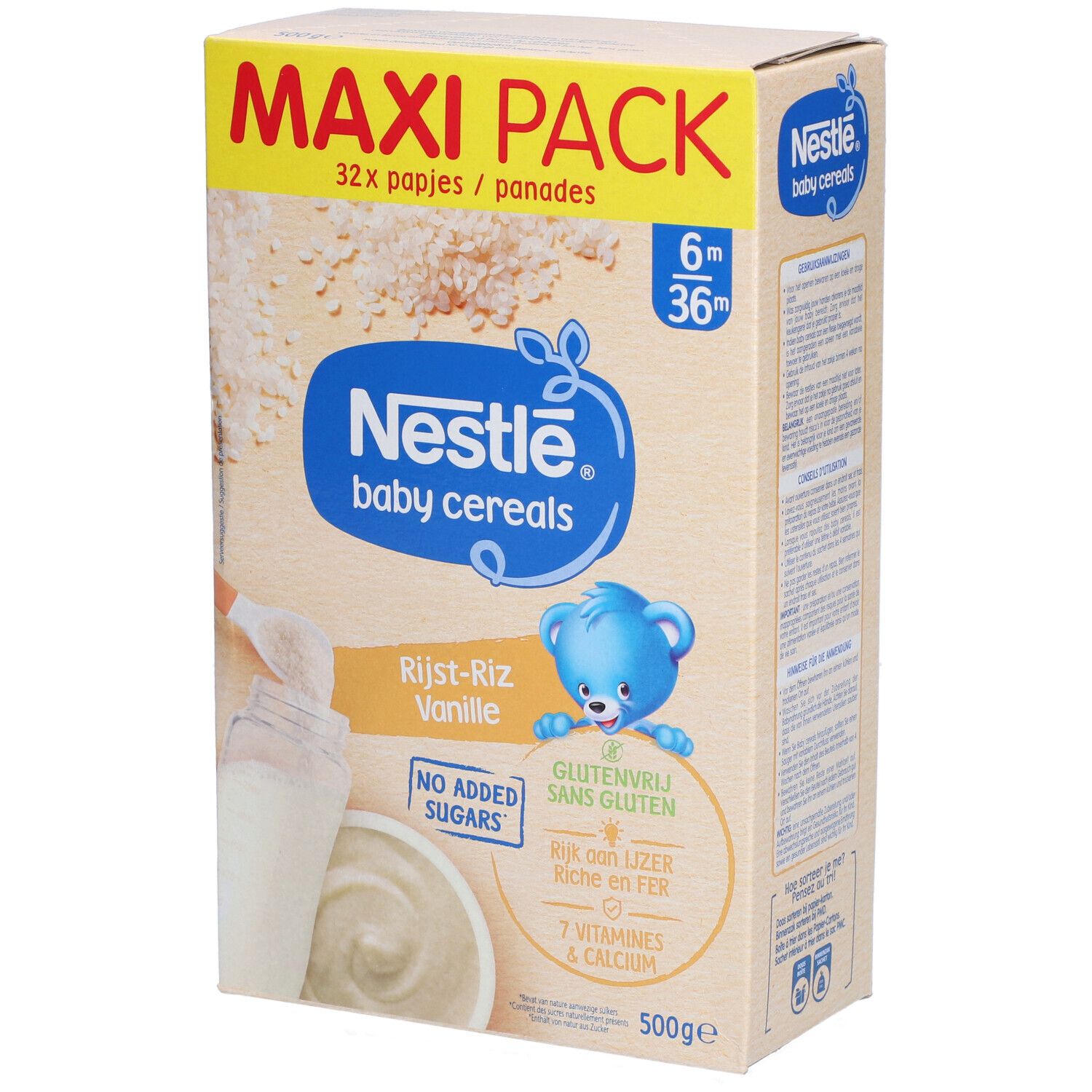 Nestlé® Baby Cereals Riz Vanille Sans Gluten