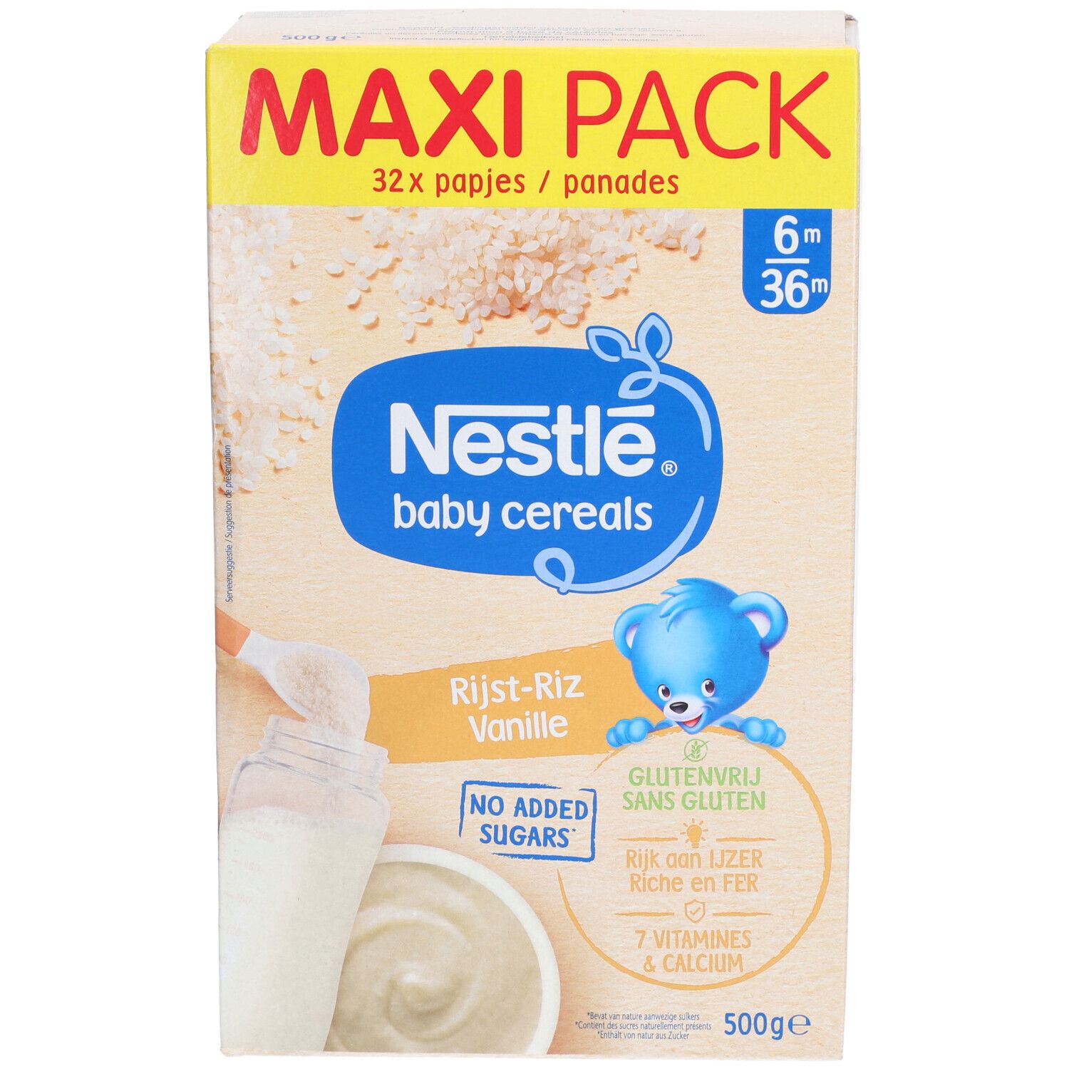 Nestlé® Baby Cereals Riz Vanille Sans Gluten