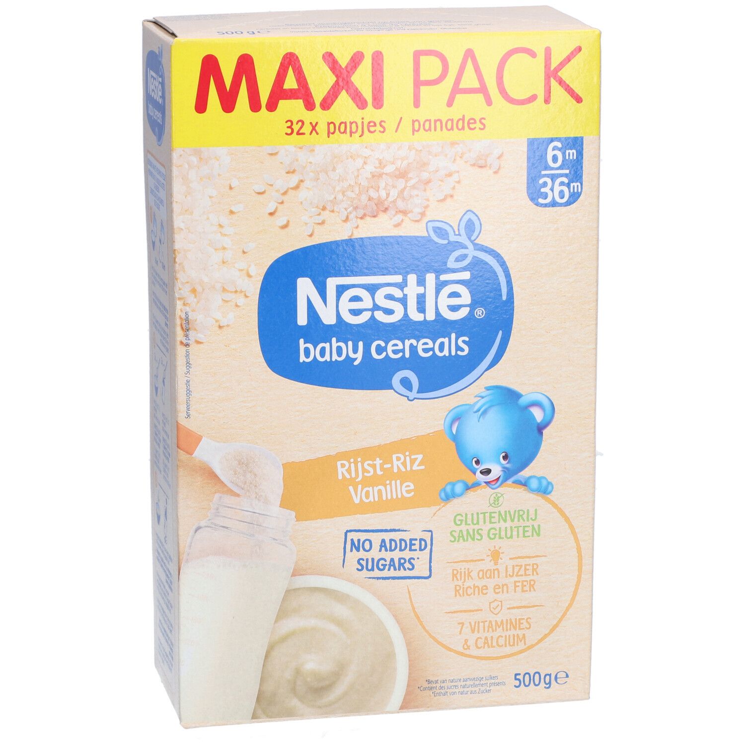 Nestlé® Baby Cereals Riz Vanille Sans Gluten