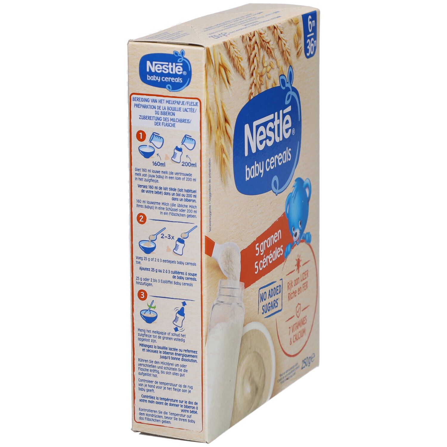 Nestlé® Baby Cereals 5 Céréales