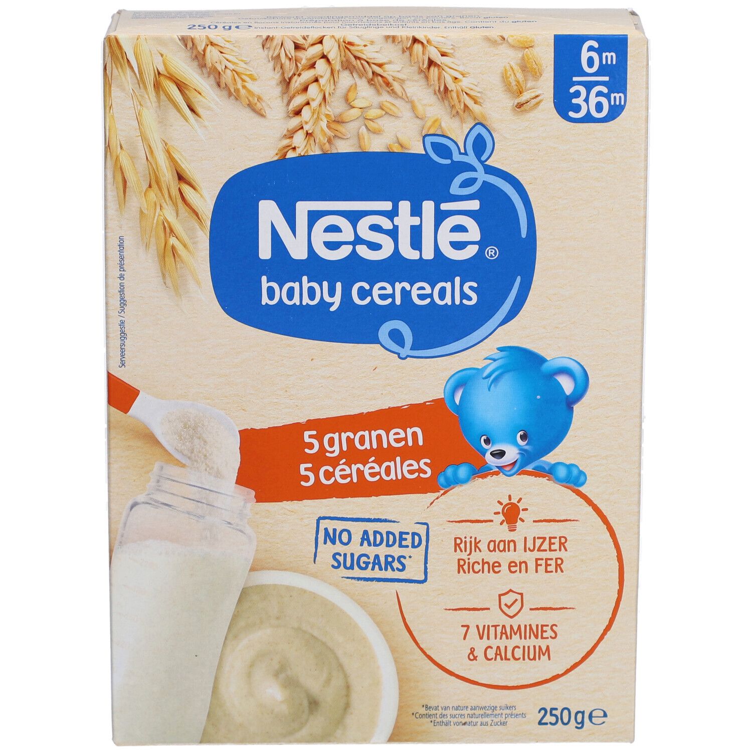 Nestlé® Baby Cereals 5 Céréales