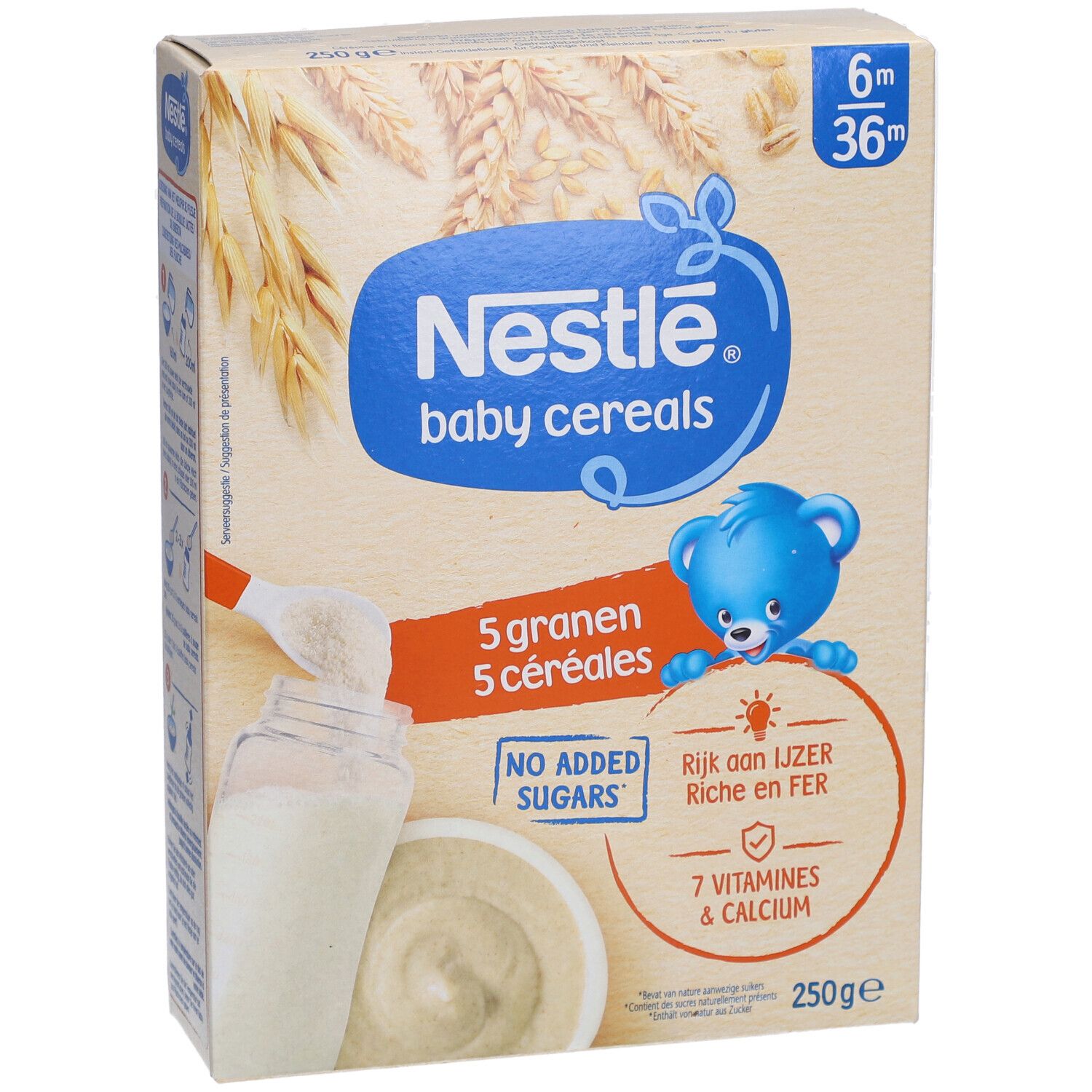 Nestlé® Baby Cereals 5 Céréales