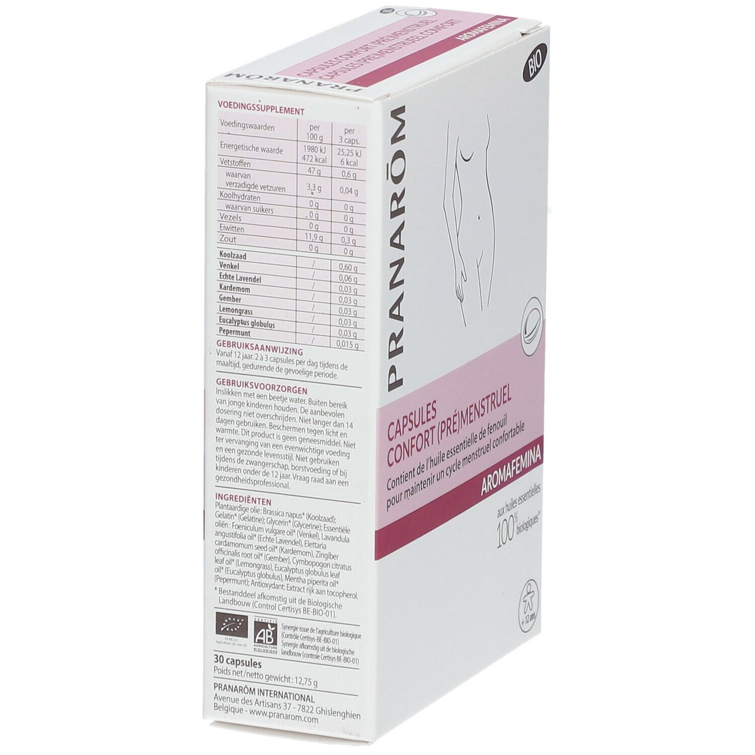 Pranarôm Aromafemina Prémenstrueel Comfort Bio
