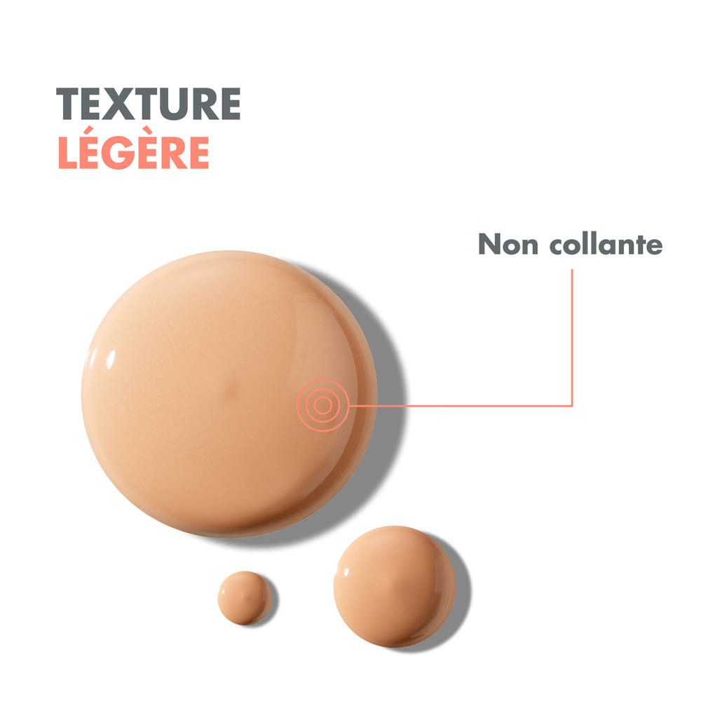 Dos du tube avec texte. Marque Avène, Hydrance BB Légère. Bouchon beige.