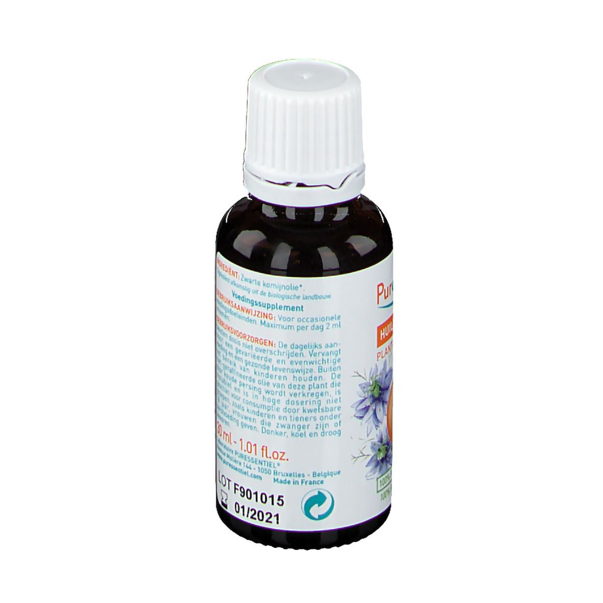 Puressentiel Zwarte Komijn Plantaardige Olie Bio