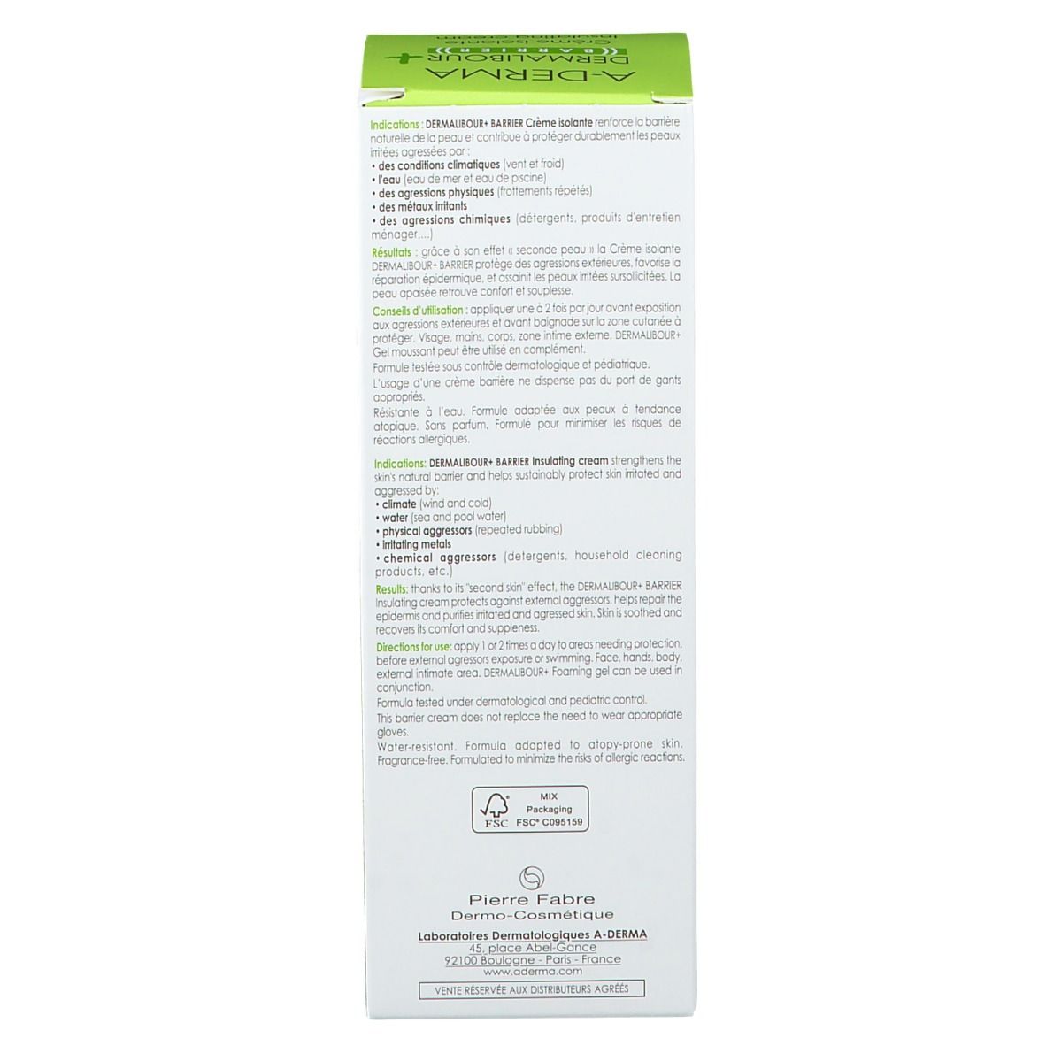 A-Derma Dermalibour+ ((Barrier)) Crème Isolante
