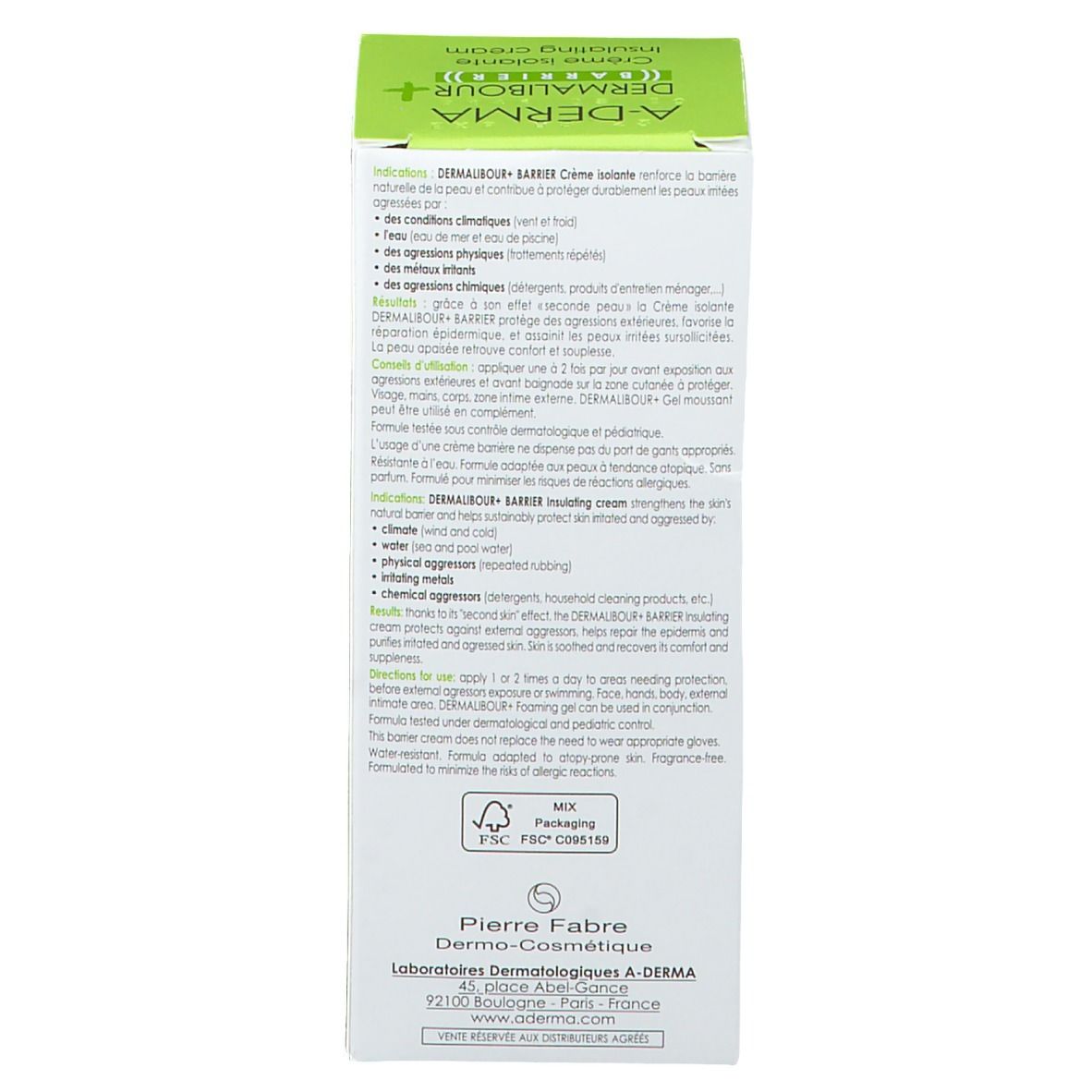 A-Derma Dermalibour+ ((Barrier)) Crème Isolante