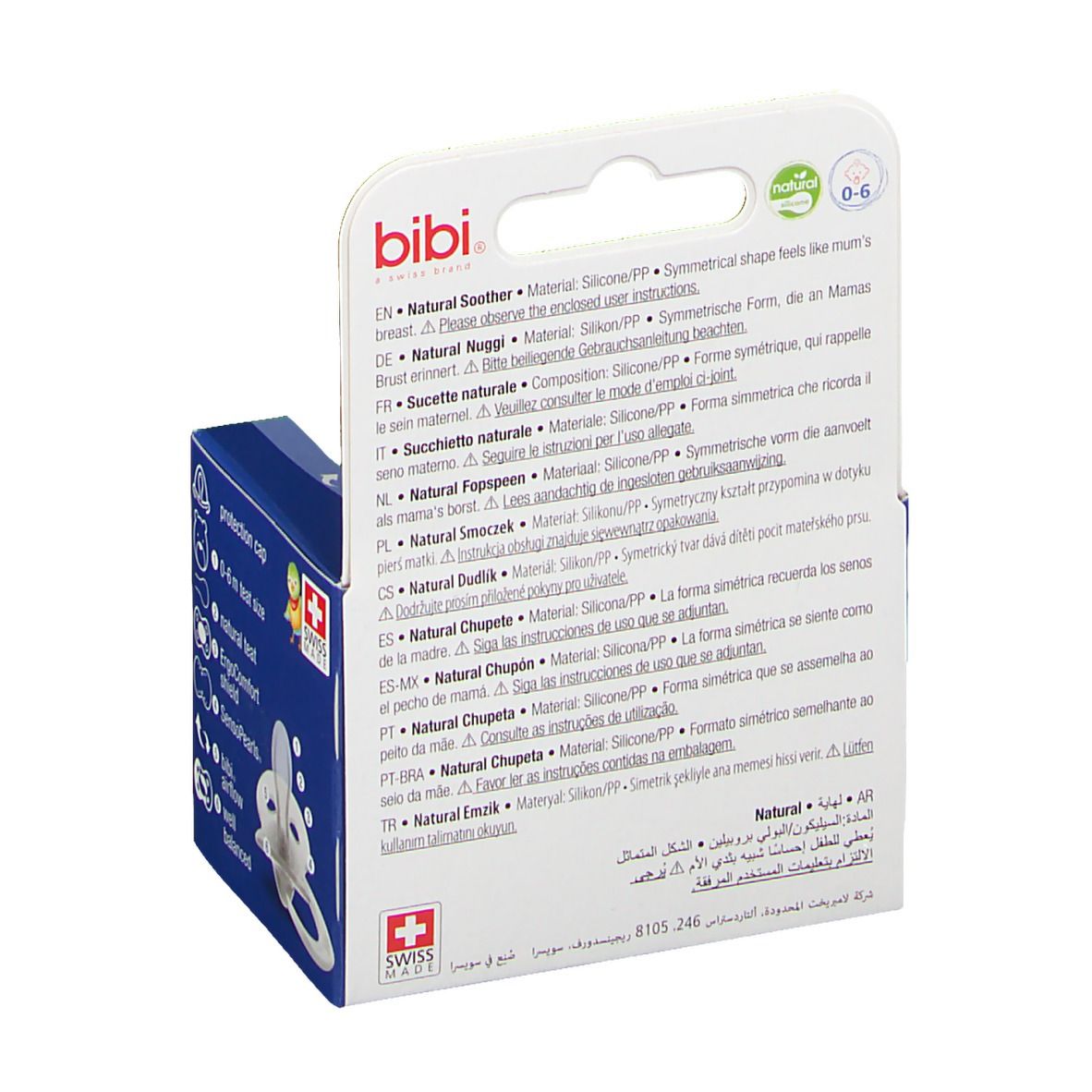 Bibi Fopspeen Happiness Natural Indian Summer 0-6 Maanden