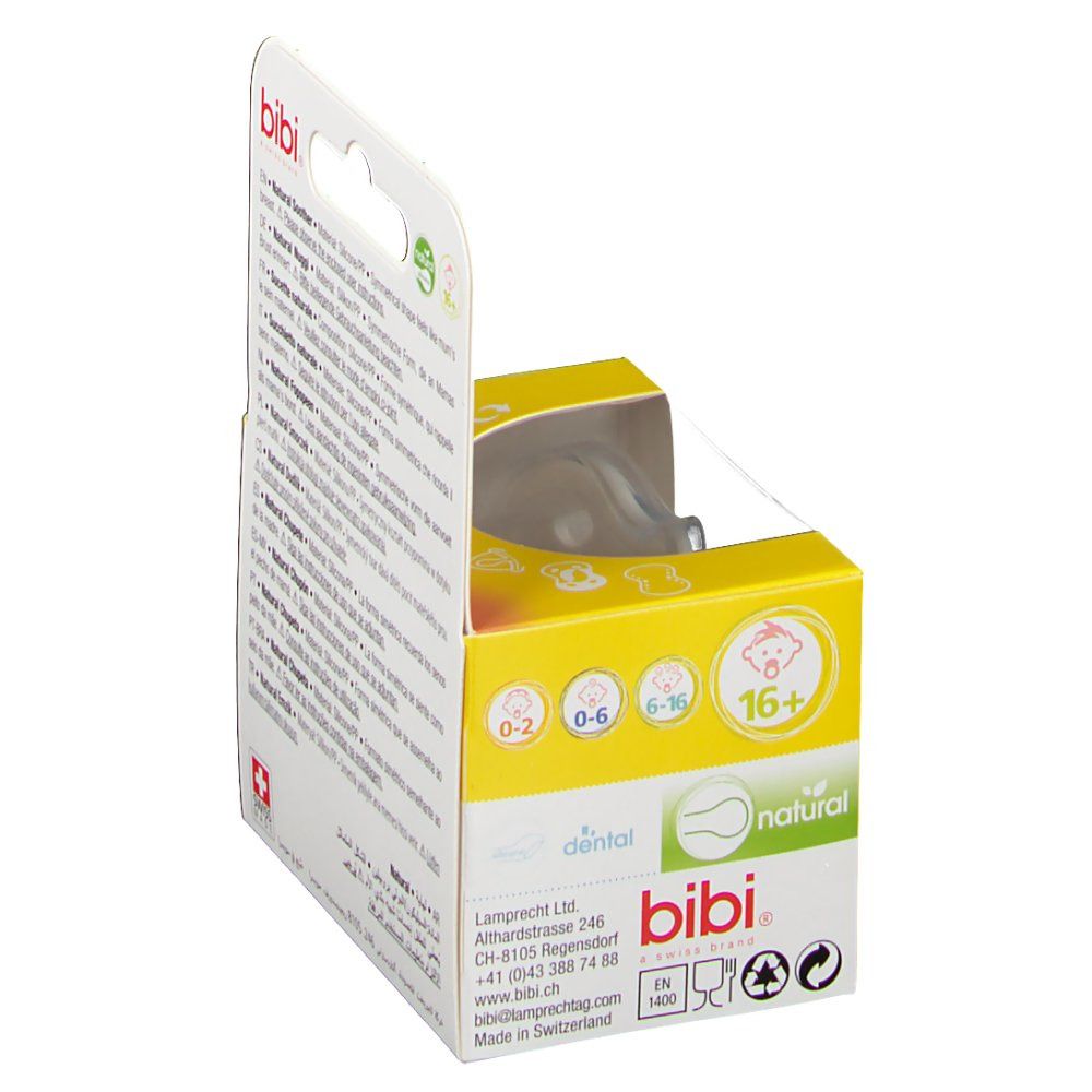 Bibi Fopspeen Happiness Natural Indian Summer 16 Maanden+