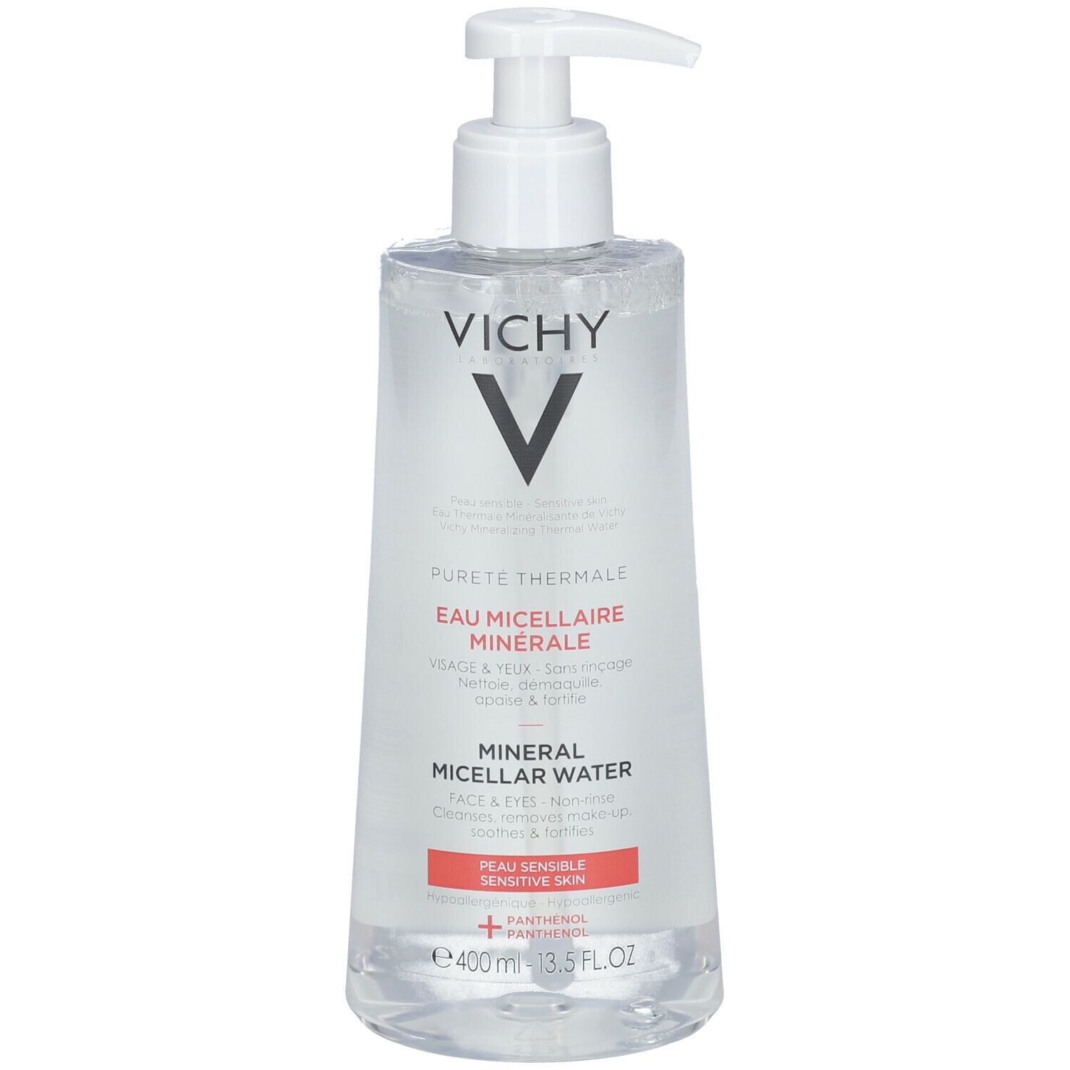 Vichy Pureté Thermale Eau Micellaire Minérale Peau Sensible