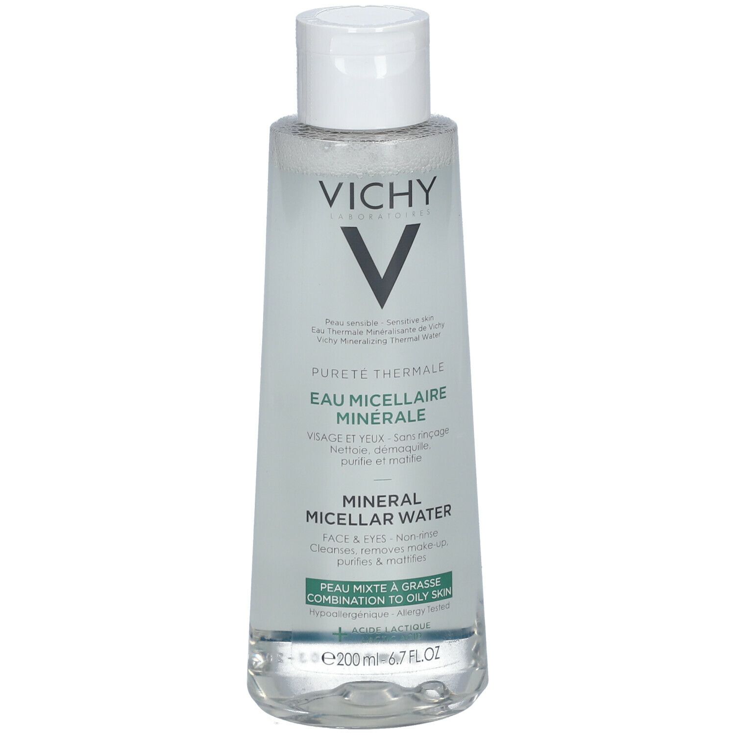 Vichy Pureté Thermale Eau Micellaire Minérale Peau Mixte à Grasse